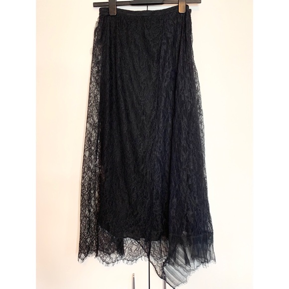 3.1 PHILLIP LIM Asymmetric Chantilly Lace Skirt - Picture 6 of 8